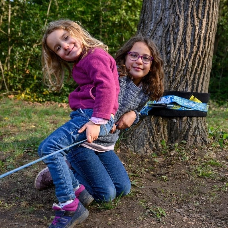 GIBBON Funline Treewear Set Slackline 15m - Blauw - Afbeelding 6