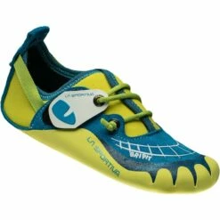 La Sportiva Gripit Klimschoenen Kinderen - Blue/Sulphur