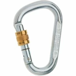 Edelrid Steel HMS Screw Gate Carabiner - Silver
