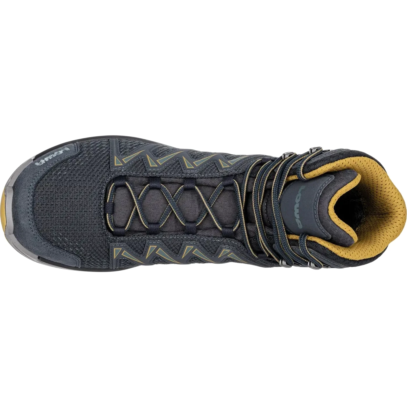 LOWA Innox Pro GTX Mid Schoen - Steel Blue/mustard - Afbeelding 5