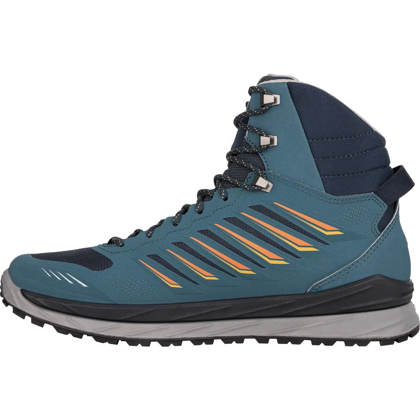 LOWA Axos GTX Mid Heren Schoenen - Steel Blue/orange - Afbeelding 4