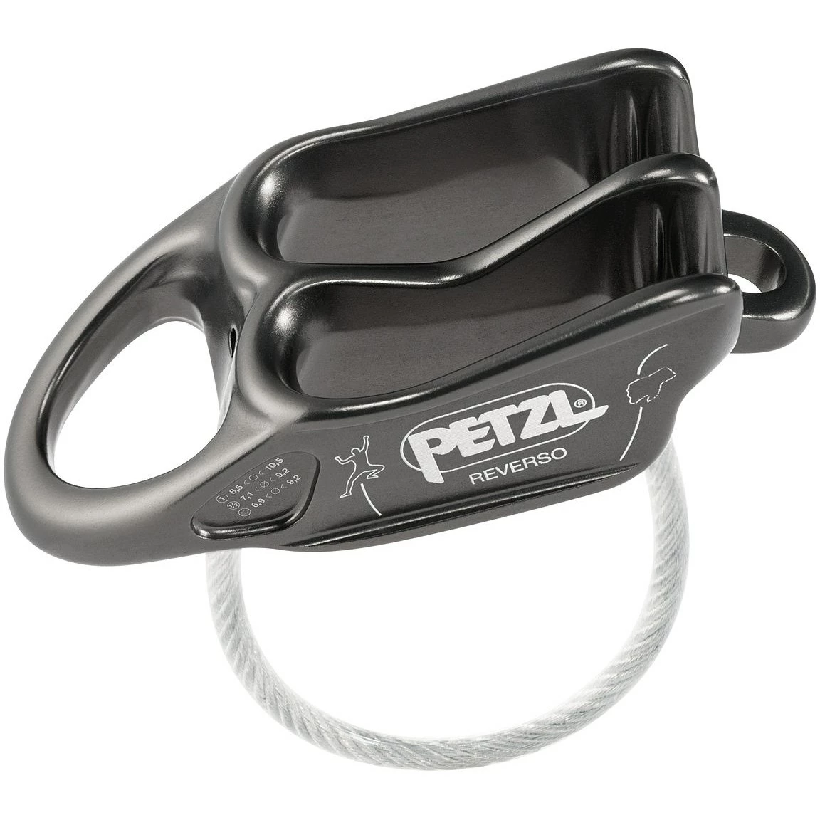 Petzl Reverso Belay/Rappel Device - Gray