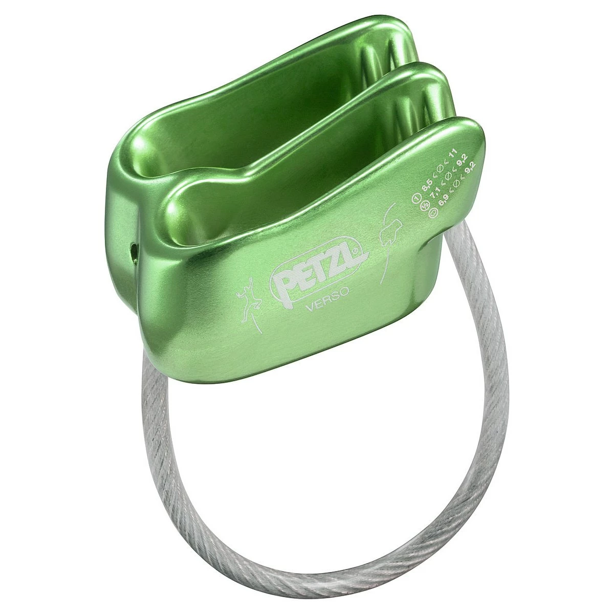 Petzl Verso Belay Device - green Petzl Verso Belay Device - Green -Edelrid Shop 315646 00 d 653254
