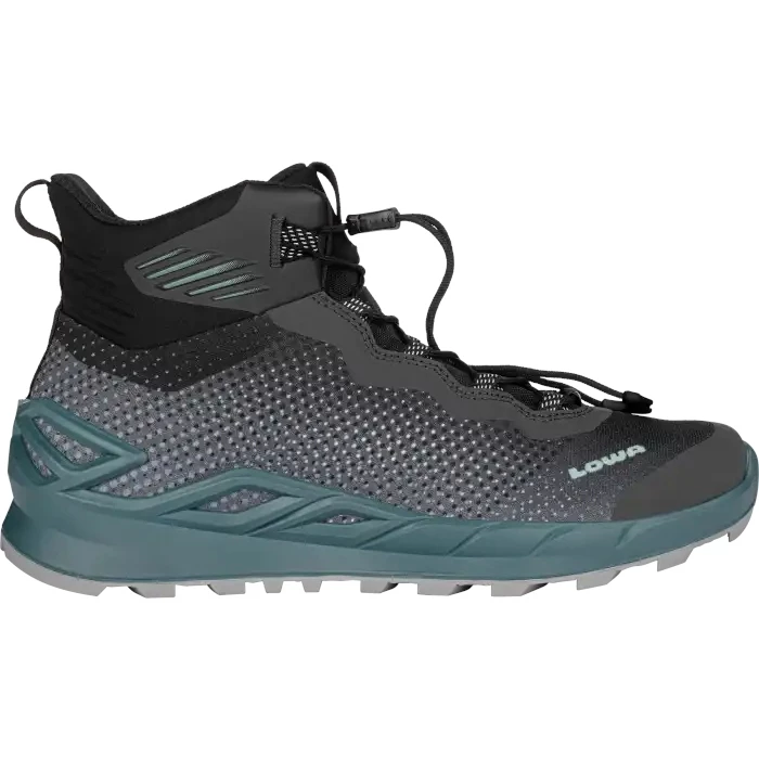 LOWA Merger GTX Mid Dames Wandelschoenen - Petrol/iceblue