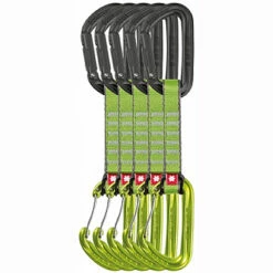 Ocun OcĂșn Hawk QD Combi PA 16 Mm Quickdraw - Pack Of 5 - Groen