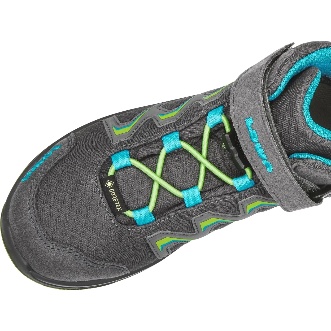 LOWA Maddox GTX Mid Junior Kinderschoenen - Graphite/lime (Size 36-40) - Afbeelding 6