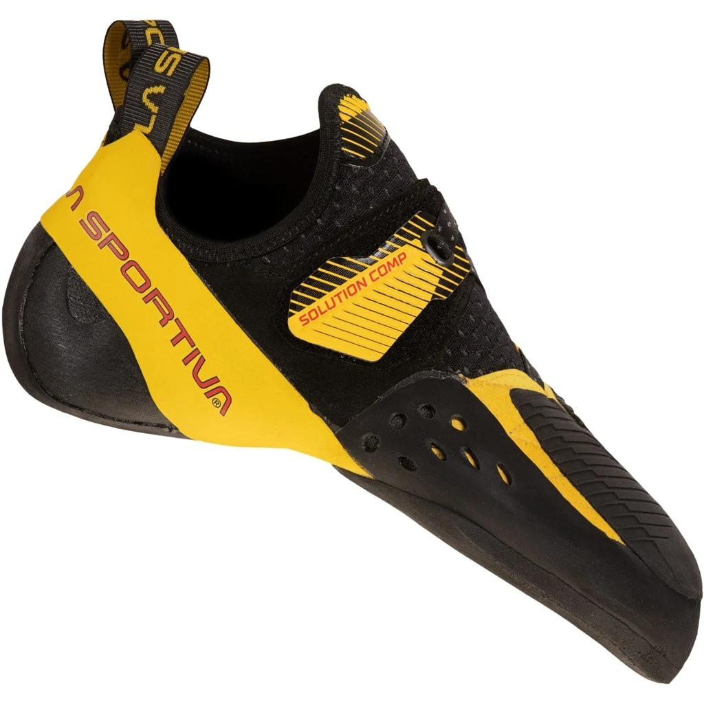 La Sportiva Solution Comp Klimschoenen - Zwart/Geel