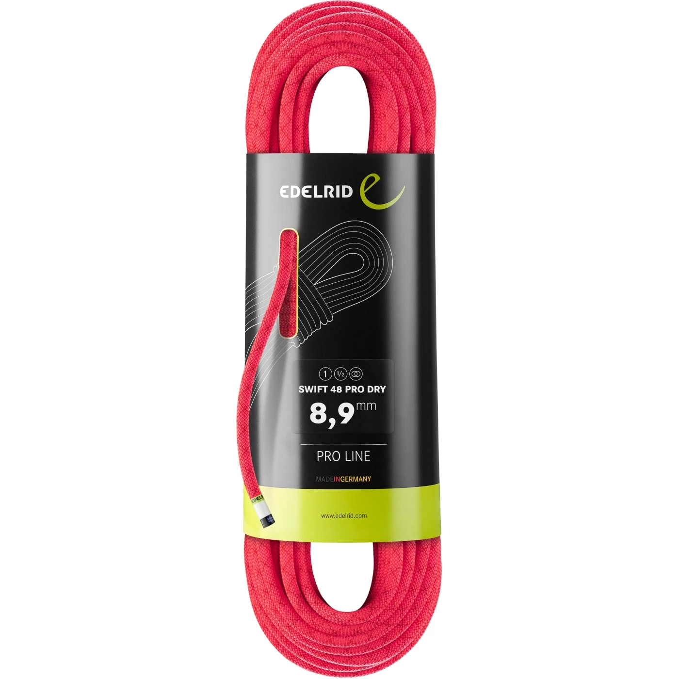 Edelrid Swift 48 Pro Dry 8,9mm Touw - 60m - Pink