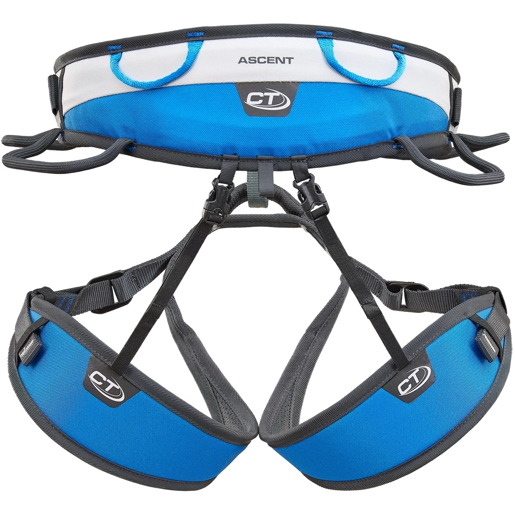 Climbing Technology Ascent Heren Klimgordel - Anthracite / Electric Blue - Afbeelding 3