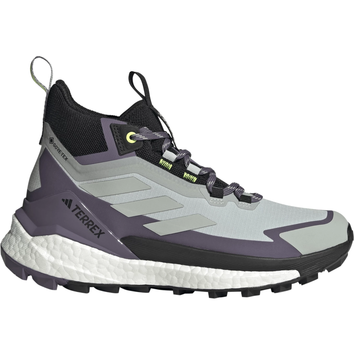 Adidas TERREX Free Hiker 2 GORE-TEX Wandelschoenen Dames - Wonder Silver/wonder Silver/lucid Lemon IF4926