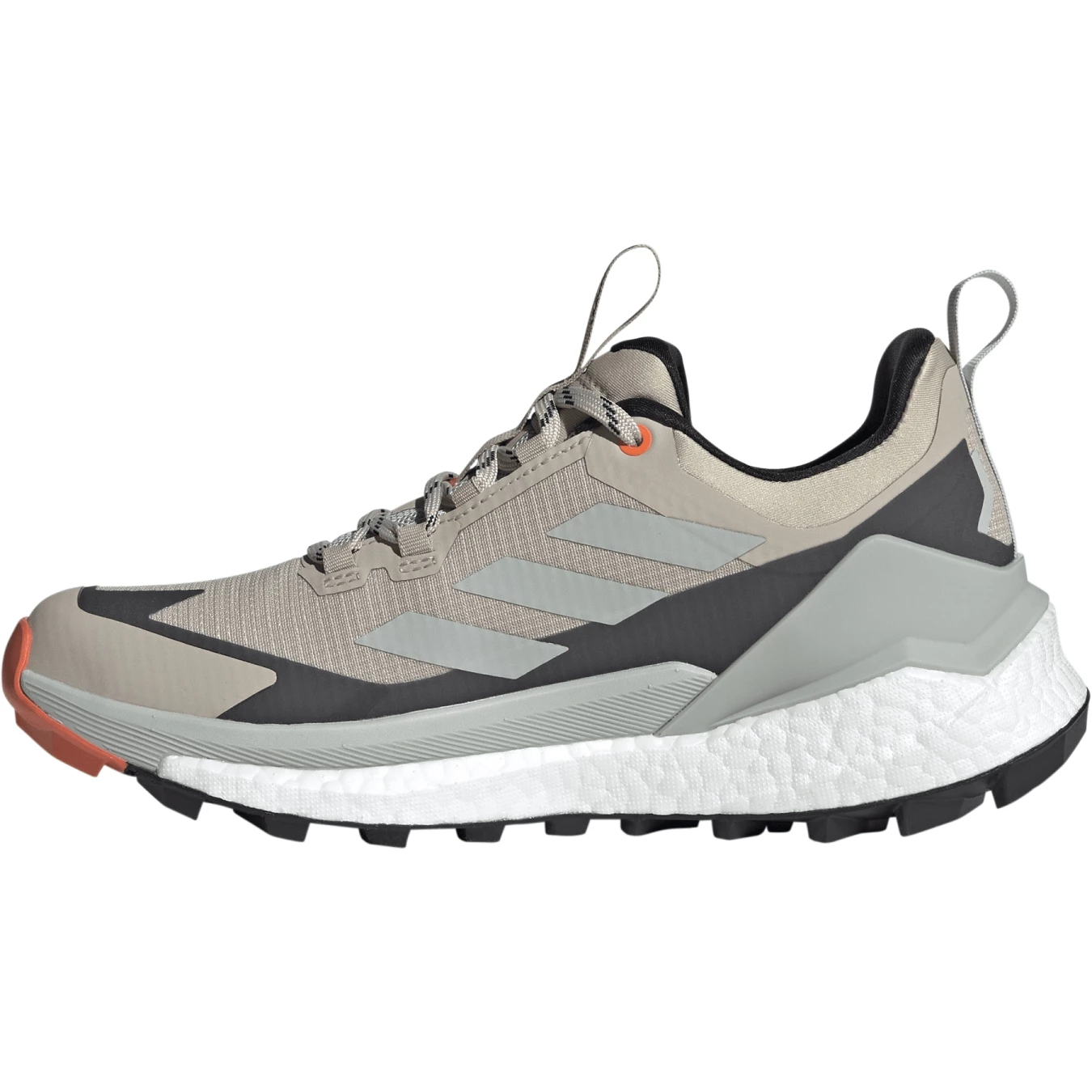 Adidas TERREX Free Hiker 2 Low GORE-TEX Wandelschoenen Dames - Wonder Beige/core Black/seismic Orange IG3202 - Afbeelding 2