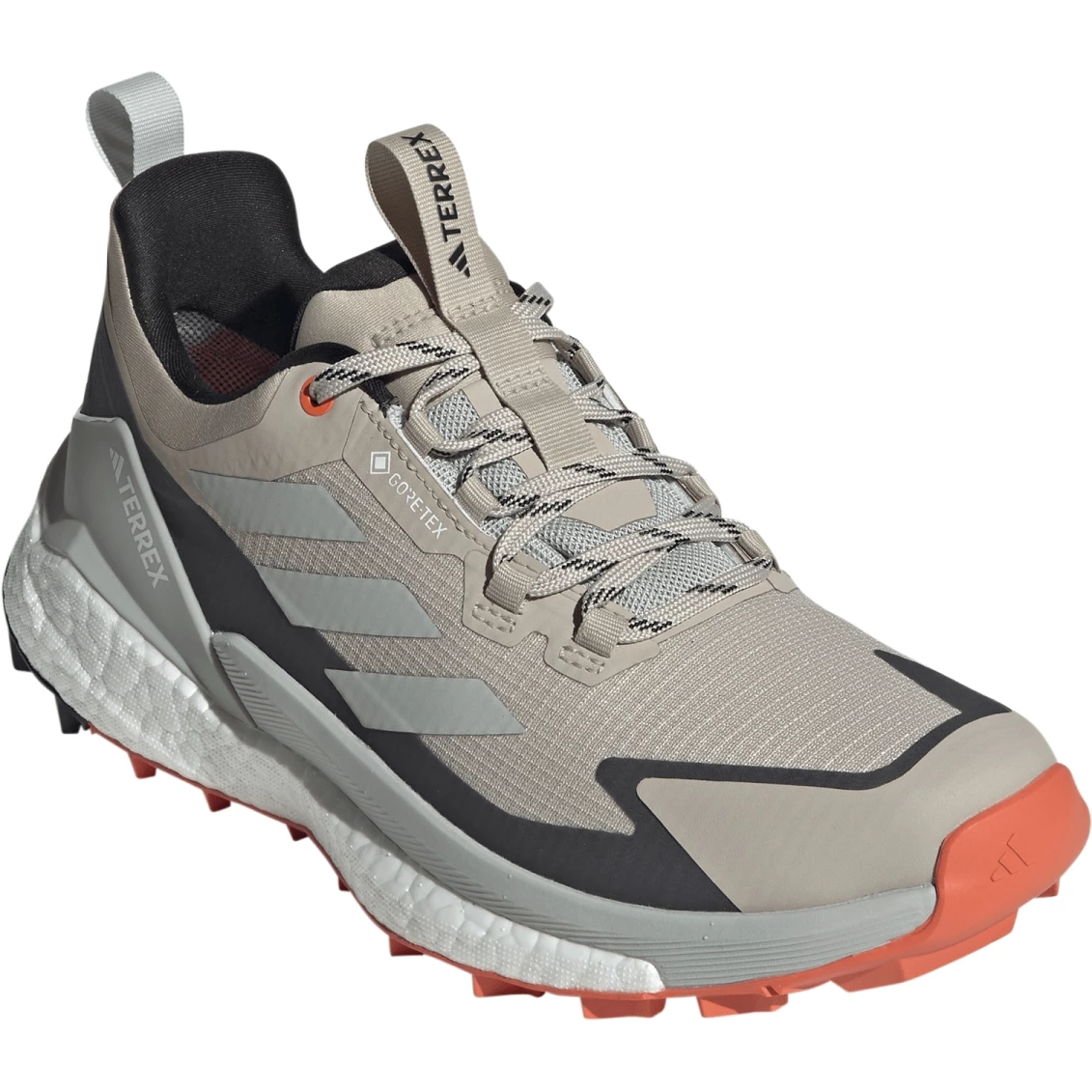 Adidas TERREX Free Hiker 2 Low GORE-TEX Wandelschoenen Dames - Wonder Beige/core Black/seismic Orange IG3202 - Afbeelding 3