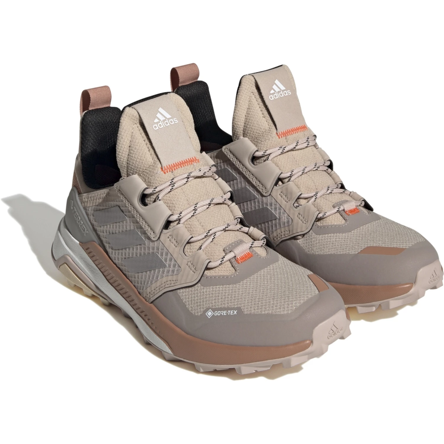 Adidas TERREX Trailmaker GORE-TEX Wandelschoenen Dames - Wonder Taupe/taupe Metal/Impact Orange HP2081 - Afbeelding 3