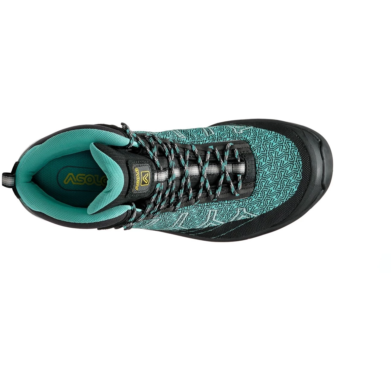Asolo Falcon Evo Jacquard GV Dames Wandelboots - Zwart/aqua Green - Afbeelding 3