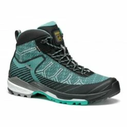 Asolo Falcon Evo Jacquard GV Dames Wandelboots - Zwart/aqua Green