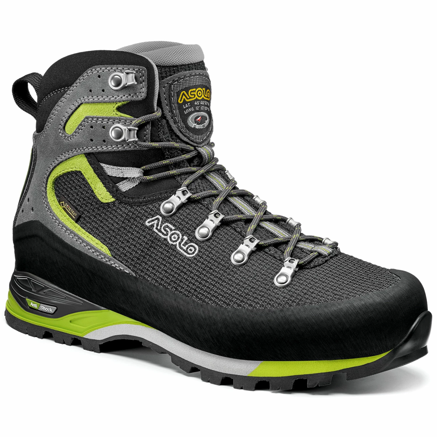 Asolo Corax GV Schoen - Black/green Lime