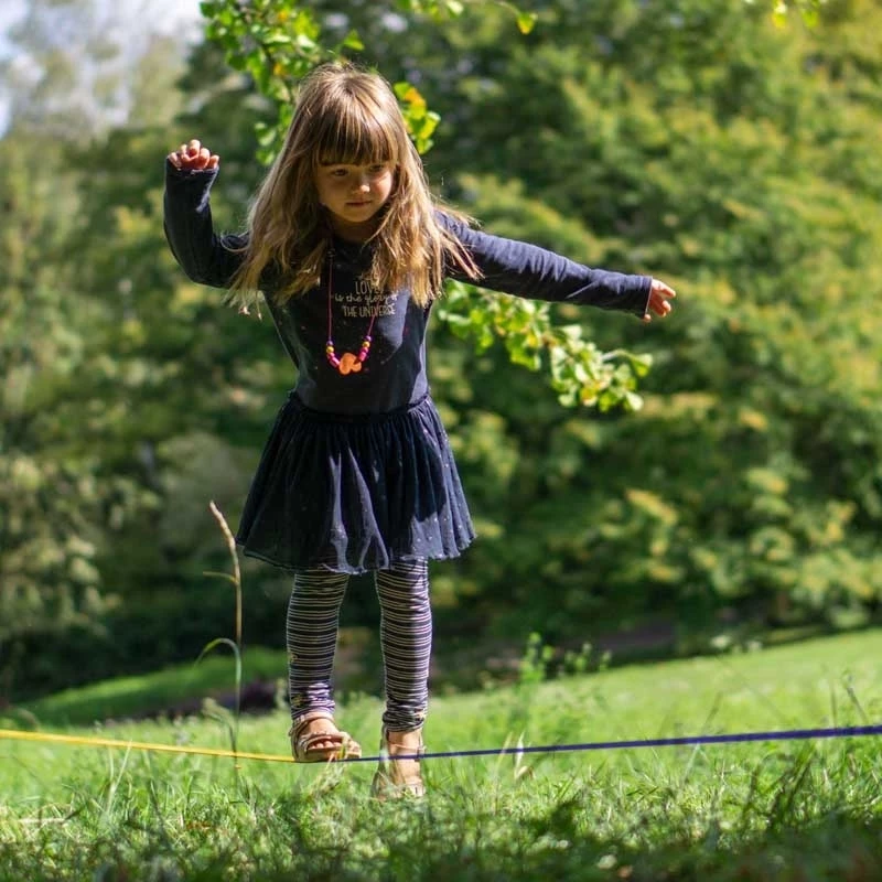 GIBBON Banana Lama Treewear Set Slackline - Blauw/geel - Afbeelding 6