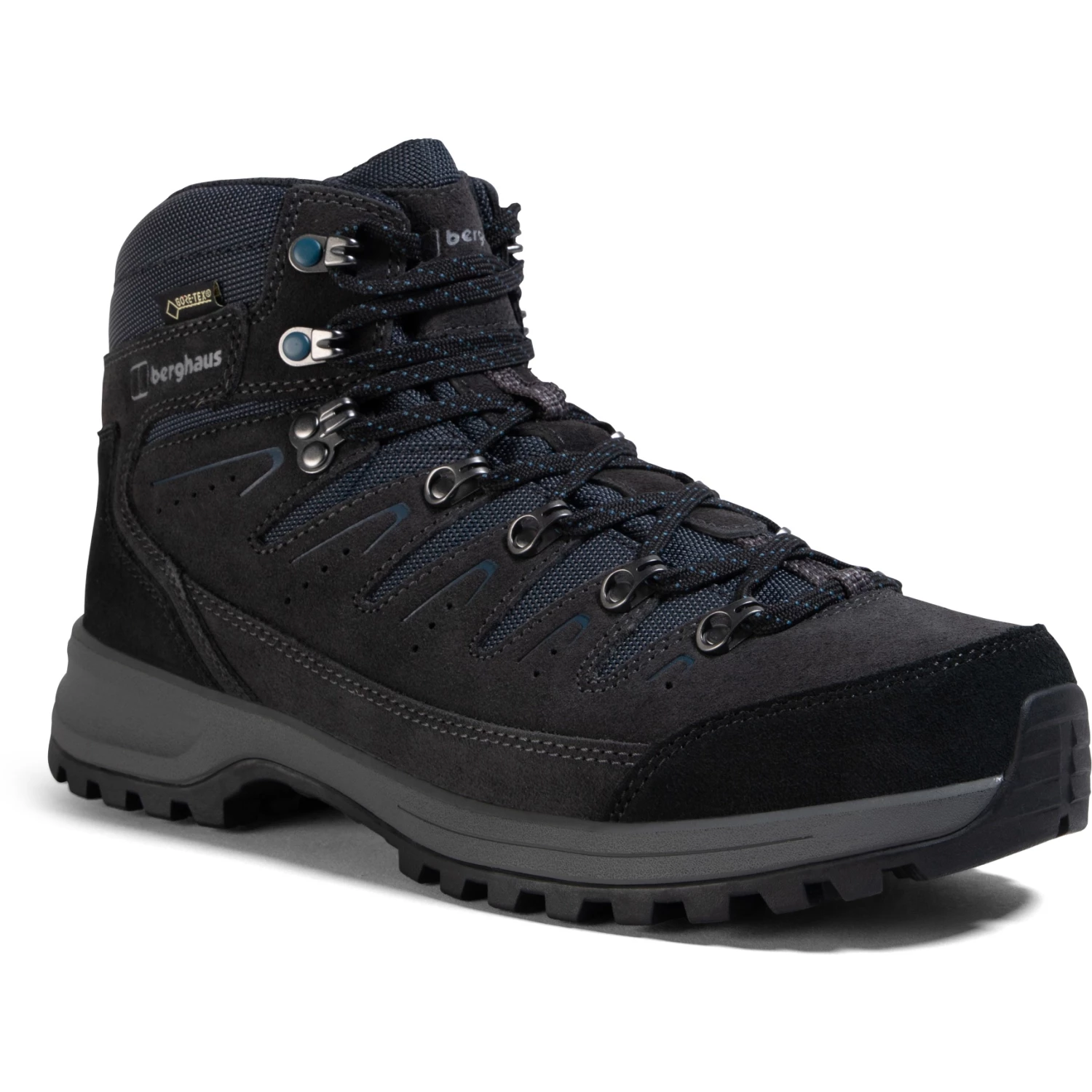 Berghaus Explorer Trek GTX Tech Wandelschoenen Heren - Carbon/Blauw