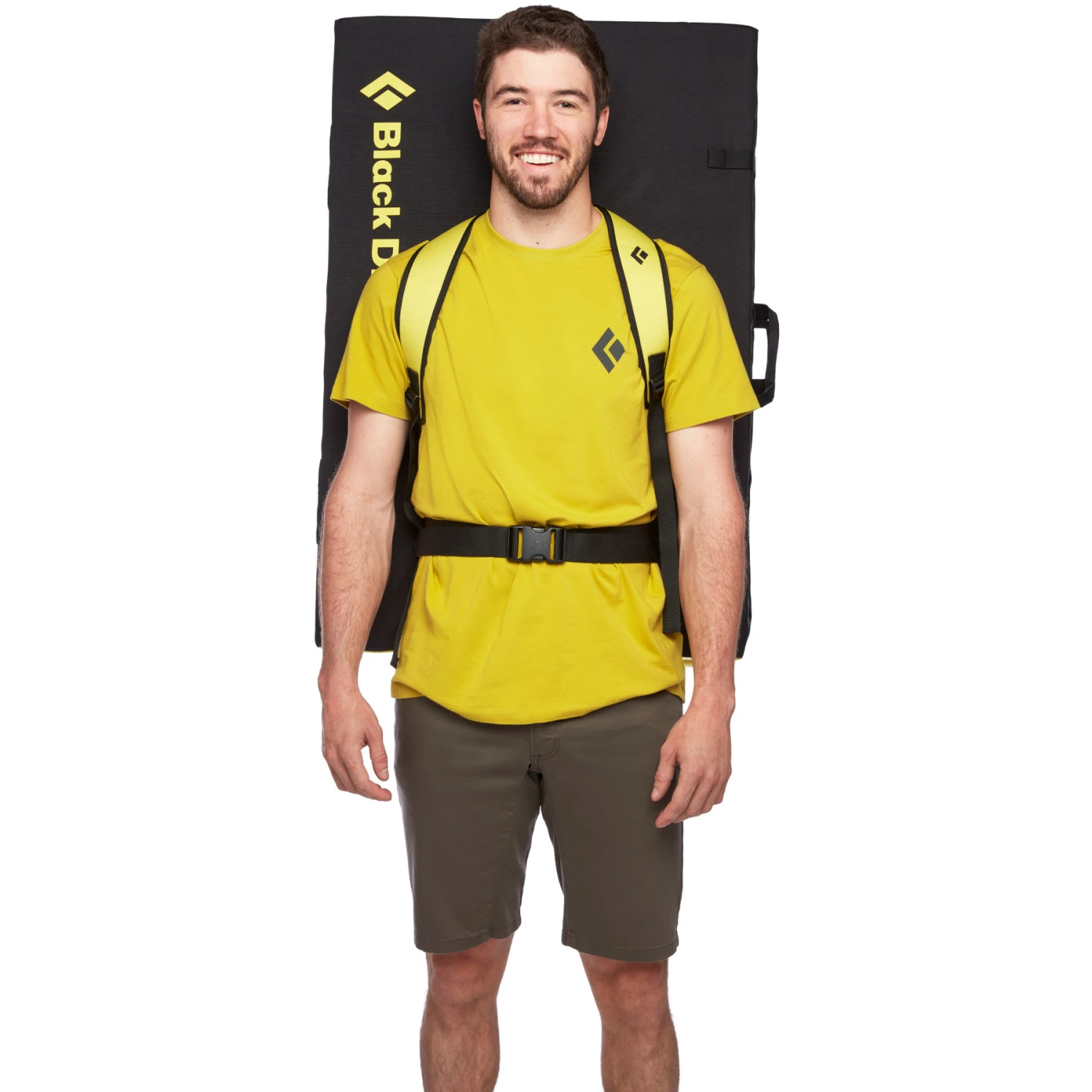 Black Diamond Circuit Crash Pad - Black-Lemon Grass - Afbeelding 4