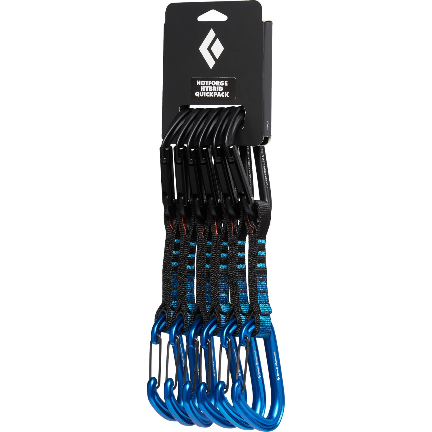 Black Diamond HotForge Hybrid Quickpack Quickdraw - 12 Cm - Blauw