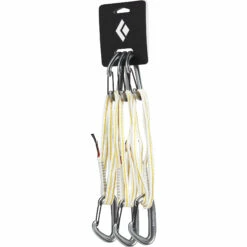 Black Diamond MiniWire Alpine Quickdraw 60cm - 3 Pack - Light Gray