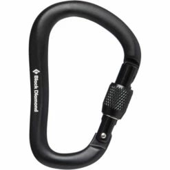 Black Diamond RockLock Screwgate Carabiner - Black