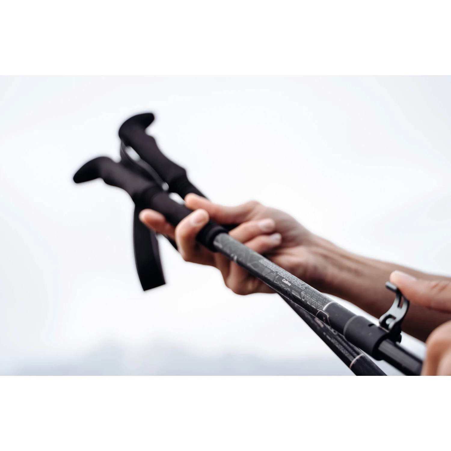 Komperdell Borea Carbon Pro Trekkingstokken (Paar) - Wit / Titan - Afbeelding 4