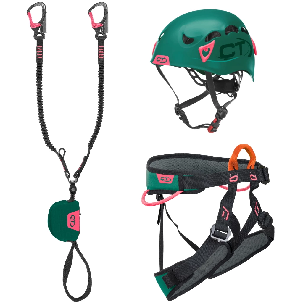 Climbing Technology Via Ferrata Kit Plus G-Compact W (Top Shell Compact + Galaxy + Explorer)