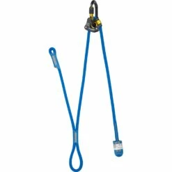 Climbing Technology Tuner-Y Adjustable Lanyard + Ovx Carabiner - Blue