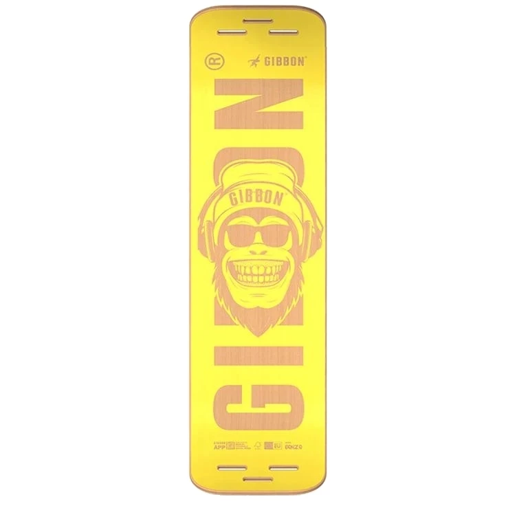 GIBBON Giboard Deck Slacklineboard - Bonzo - Yellow