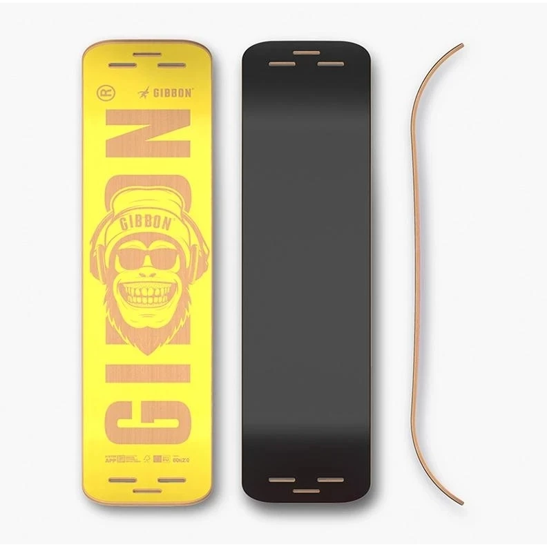 GIBBON Giboard Deck Slacklineboard - Bonzo - Yellow - Afbeelding 3