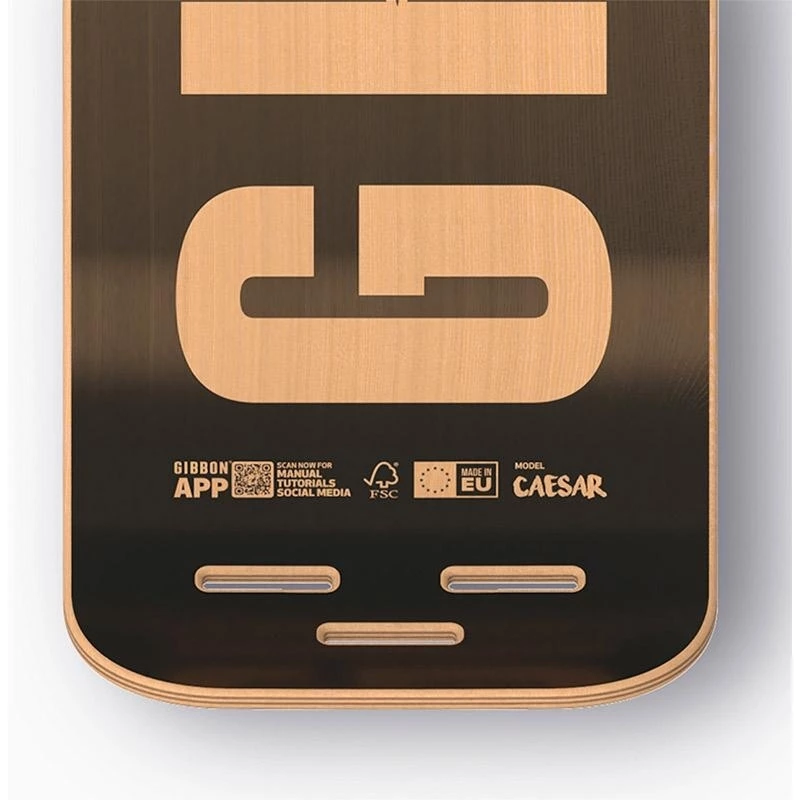 GIBBON Giboard Deck Slacklineboard - Caesar - Black - Afbeelding 4