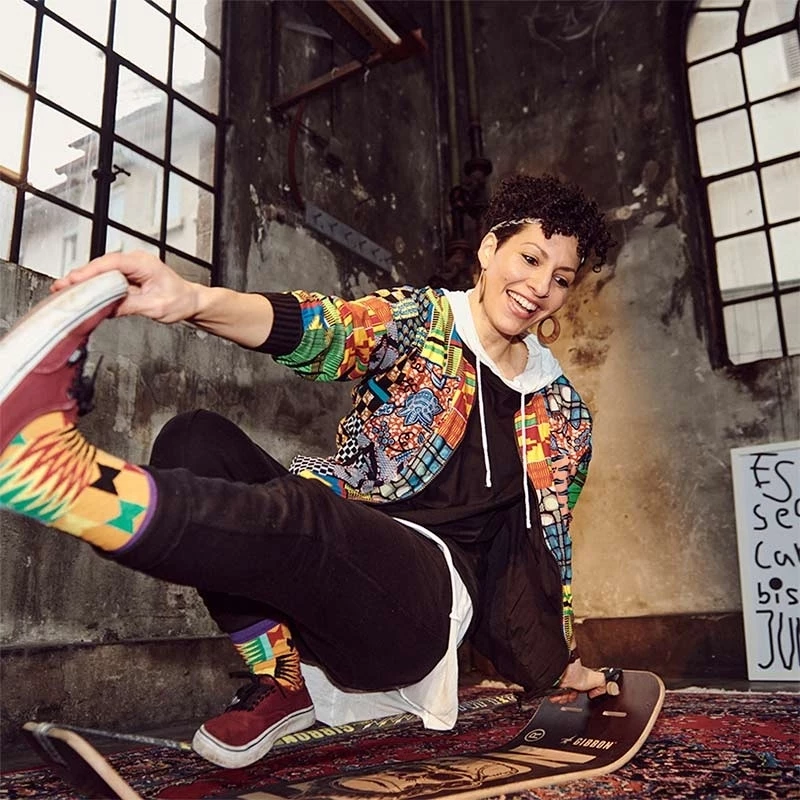 GIBBON Giboard Deck Slacklineboard - Caesar - Black - Afbeelding 6