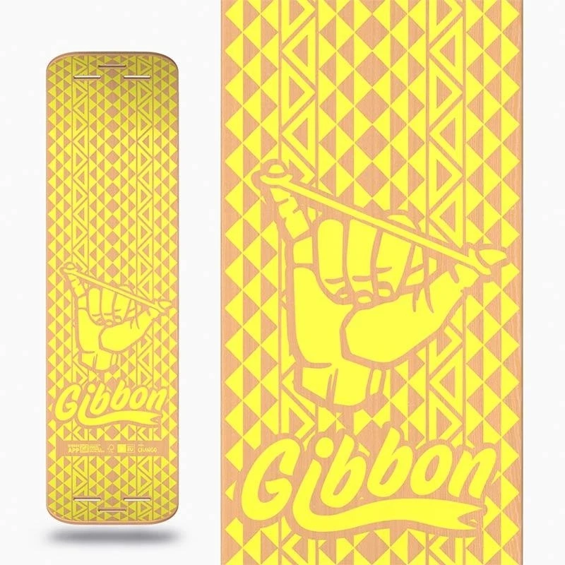 GIBBON Giboard Deck Slacklineboard - Chango - Yellow - Afbeelding 2