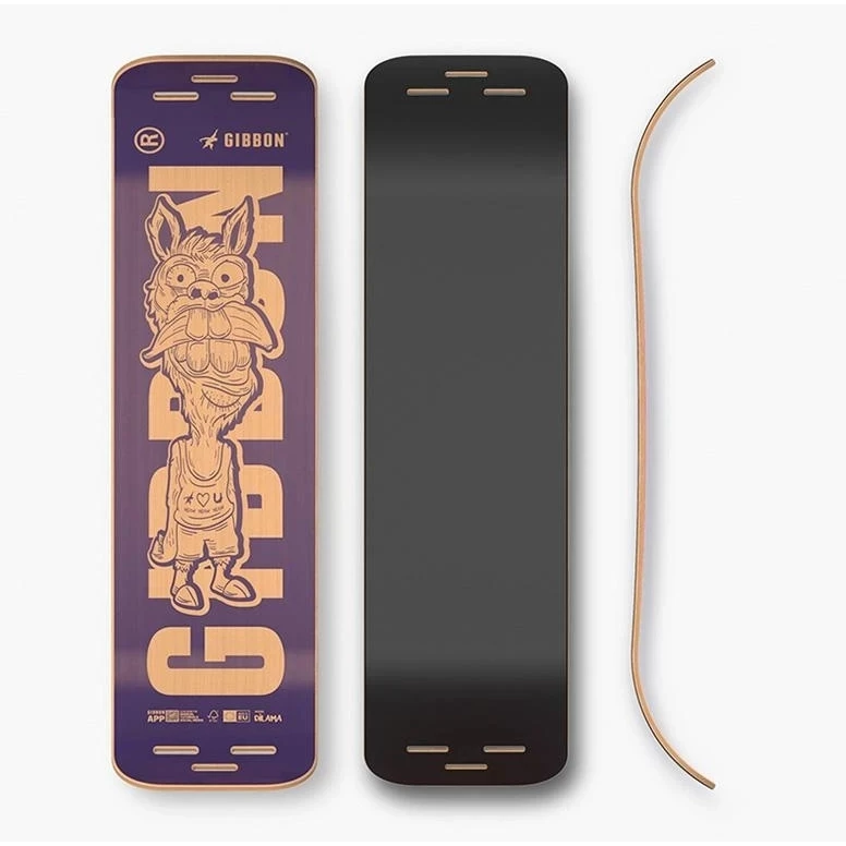GIBBON Giboard Deck Slacklineboard - Dilama - Dark Purple - Afbeelding 3