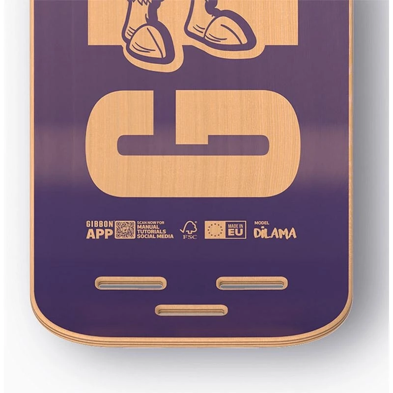 GIBBON Giboard Deck Slacklineboard - Dilama - Dark Purple - Afbeelding 4