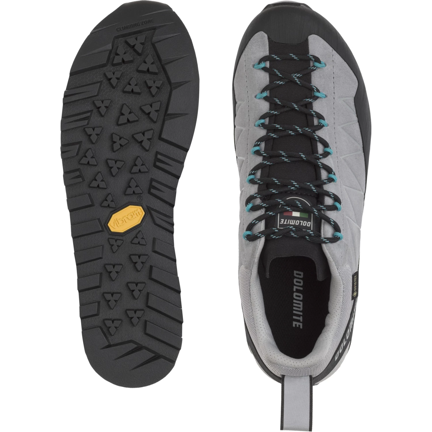 Dolomite Crodarossa Low GTX Women's Approach Shoes - Aluminium Grey/capri Blue - Afbeelding 4