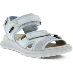 Ecco Exowrap W 3S Velcro - Women Sandals - Concrete/concrete