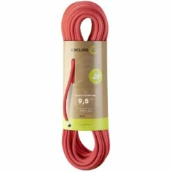 Edelrid Eagle Lite Eco Dry 9,5mm Touw - 60m - Neon Coral