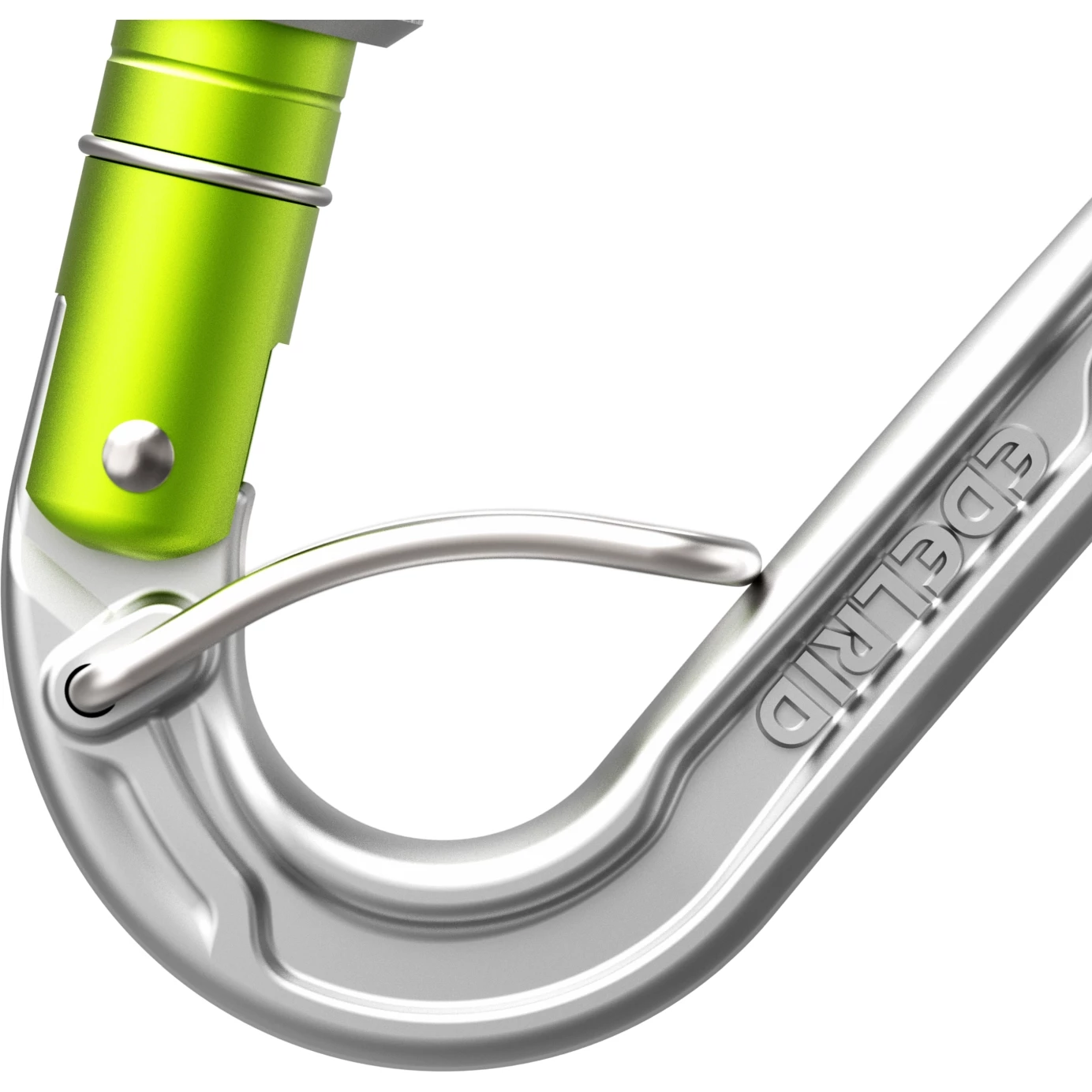 Edelrid HMS Strike Screw FG II Carabiner - Silver - Afbeelding 2
