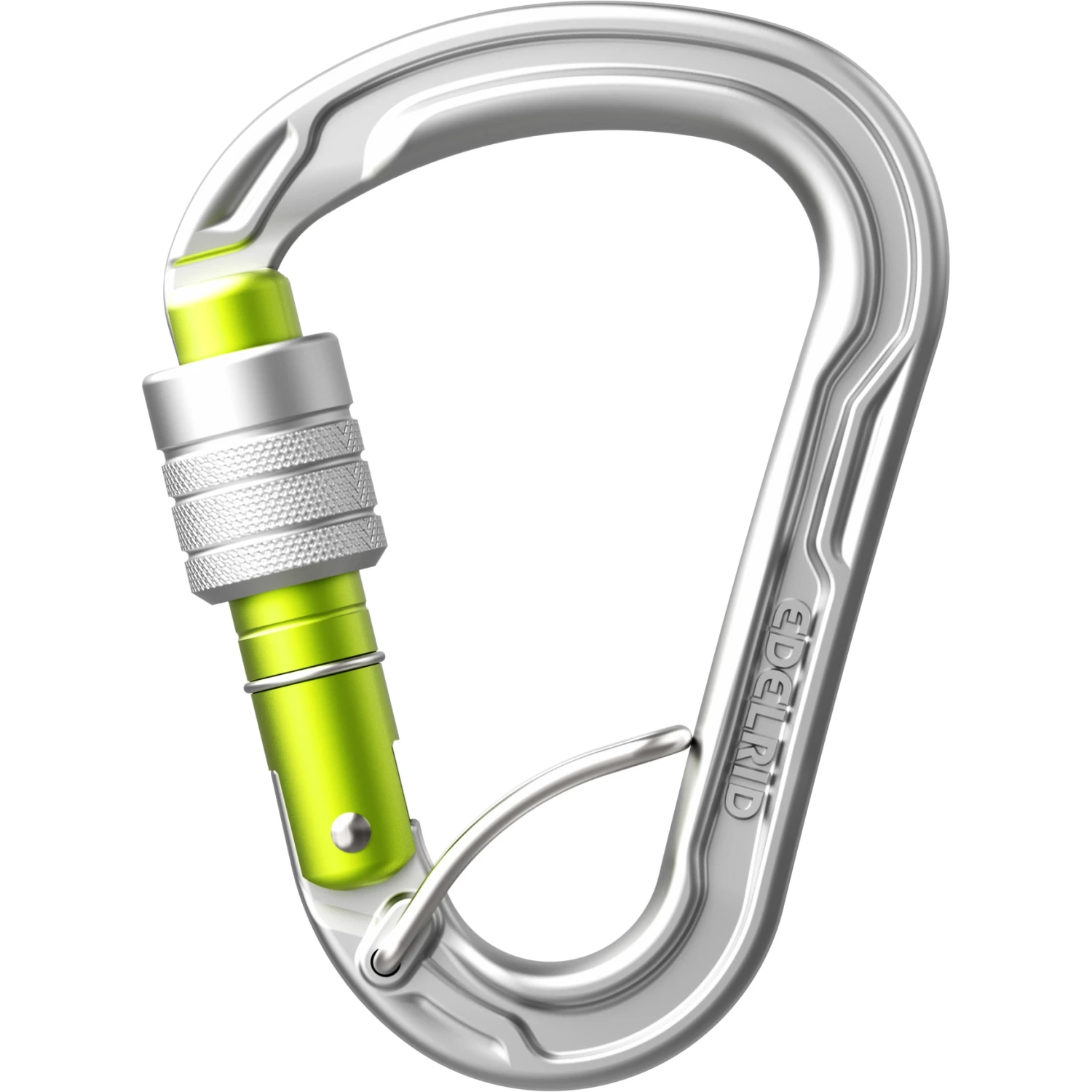 Edelrid HMS Strike Screw FG II Carabiner - Silver