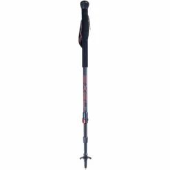 Exel Point Trekkingstokken (Paar) - Black/red Antishock