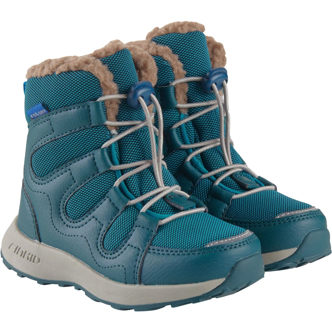 Finkid HUIPPU Kinder Winterlaarzen - Mosaic/deep Teal