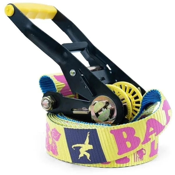 GIBBON Banana Lama Treewear Set Slackline - Blauw/geel - Afbeelding 4