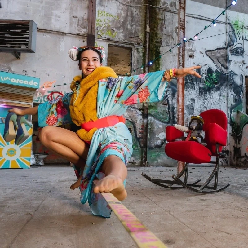 GIBBON Banana Lama Treewear Set XL Slackline - blauw/geel GIBBON Banana Lama Treewear Set XL Slackline - Blauw/geel -Edelrid Shop gibbon bananalama xl treewear set blue yellow 20224 09 1512094