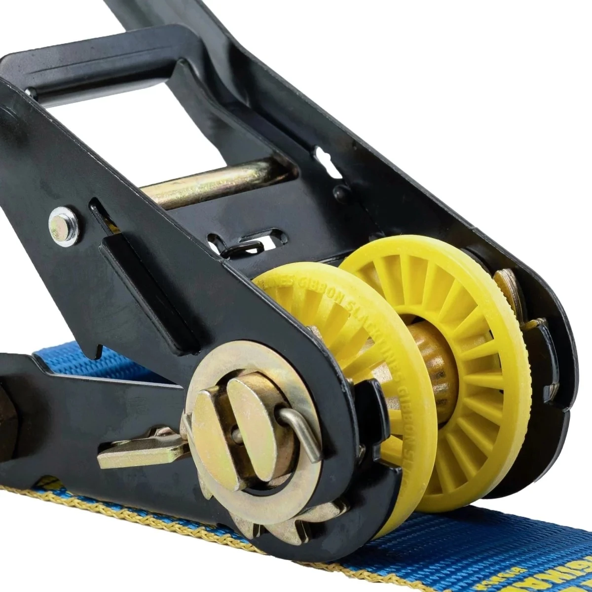 GIBBON Flowline Treewear Set Slackline 25m - Blauw/geel - Afbeelding 3