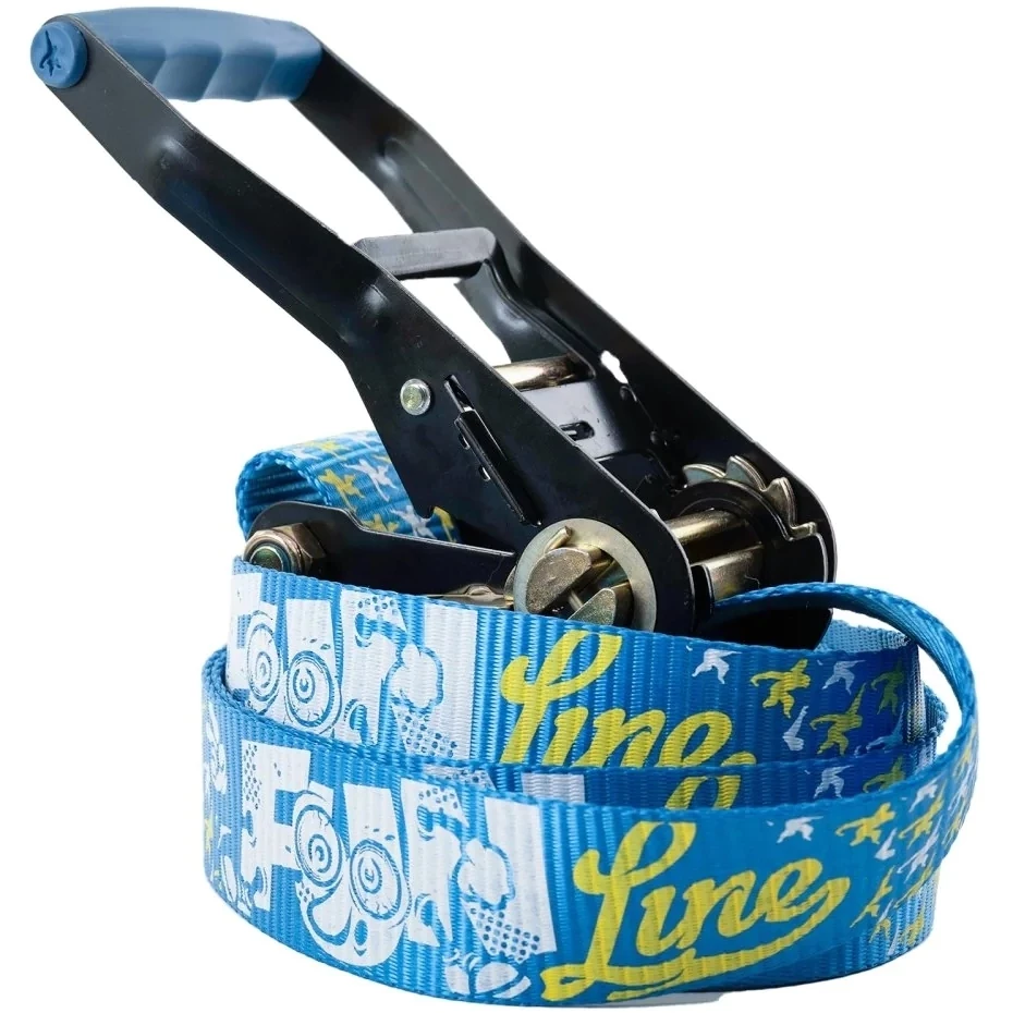 GIBBON Funline Treewear Set Slackline 15m - Blauw - Afbeelding 4