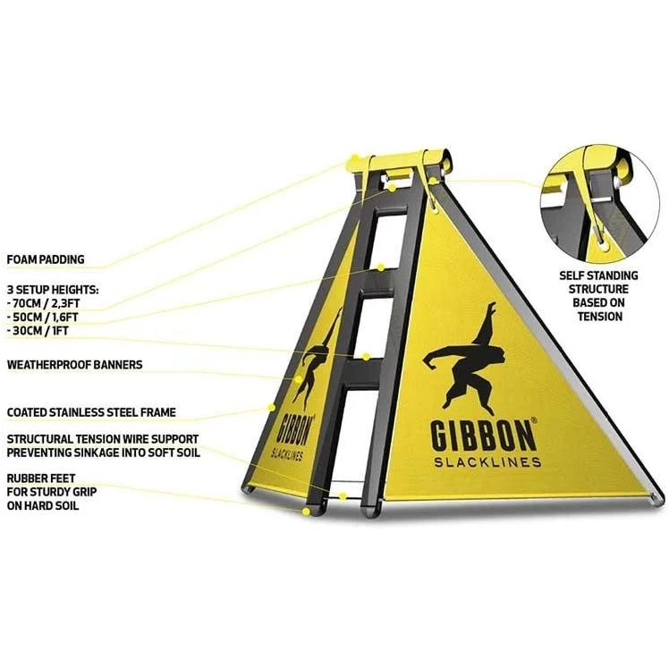 GIBBON Slackframe - Zwart - Afbeelding 5