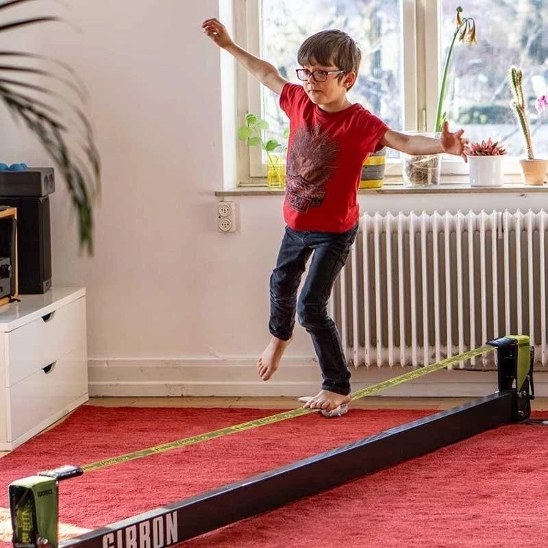 GIBBON Slackrack Classic 4.5m - Geel/zwart - Afbeelding 5