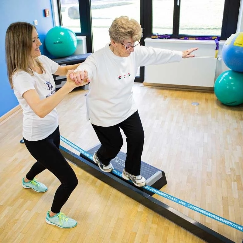 GIBBON Slackrack Fitness Edition 3m - Blauw/grijs - Afbeelding 8